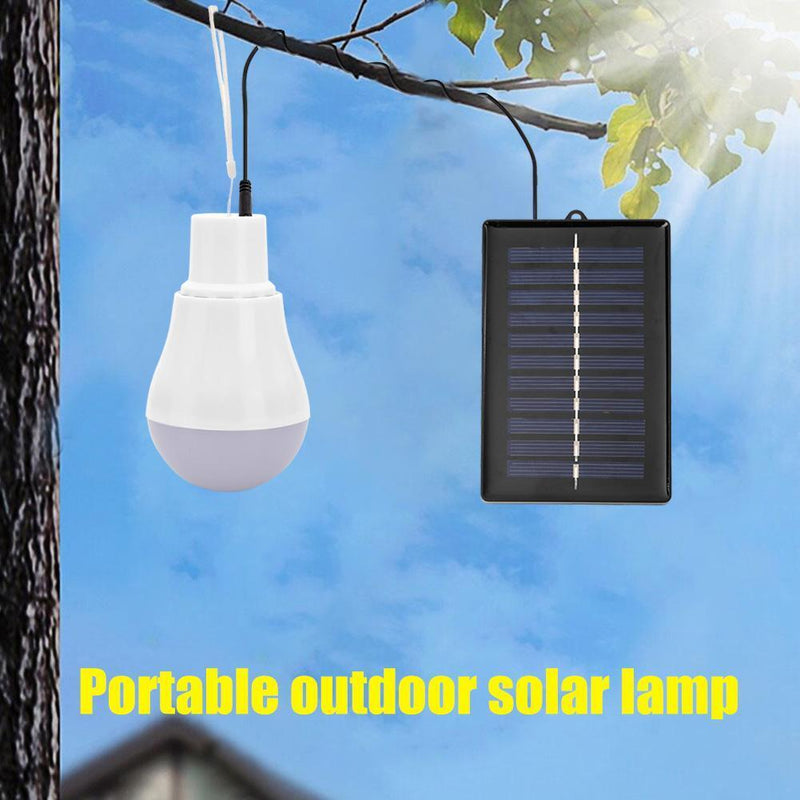 15W 300LM Low Power Consumption Solar Power Outdoor USB Rechargeable Bulb Lamp