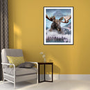 5D DIY Diamond Painting Misty Hippo Full Round Drill Mosaic Picture Wall Art Kit