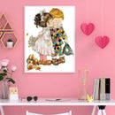 5D Diamond Painting Full Round Drill Cartoon kid Picture of(A2372 ) Newly