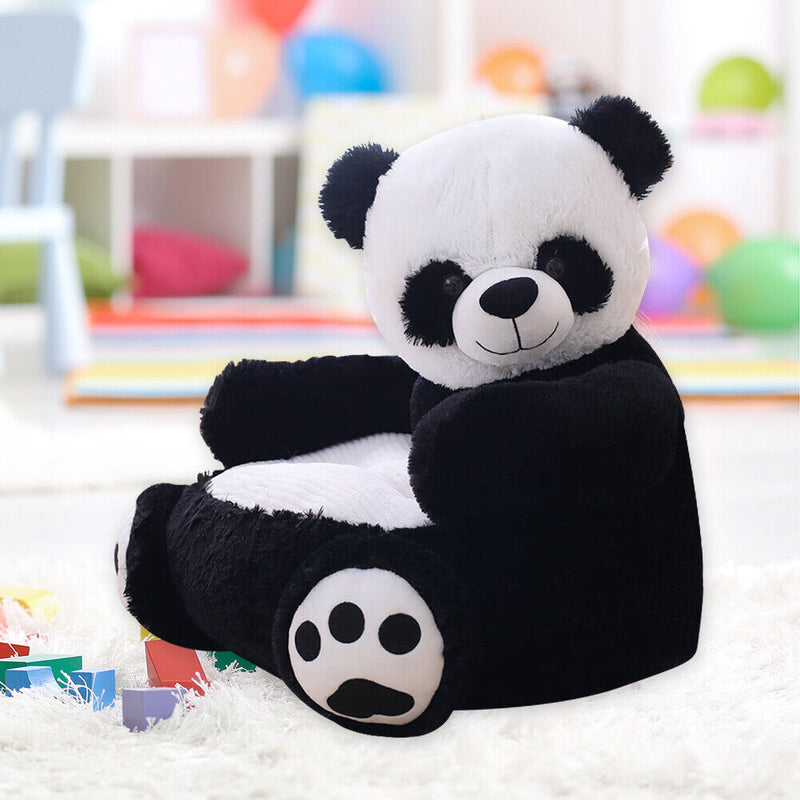 Cute Learning to Sit Baby Sofa Cover Seat Support without Filler (Panda) Newly