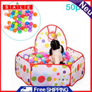 50pcs Ocean Wave Soft Balls Pool Outdoors Baby Toys+Ocean Ball Pit