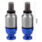 1 Pair M5x0.8mm Fork Air Bleeder Valves for Motocross Dirt Bike (Blue)