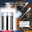 Stainless Steel Seasoning Shaker Bottle Sprinkle Coffee Powder Spices Jar