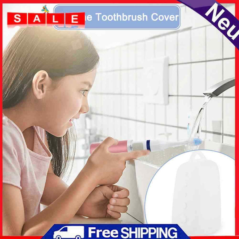 3pcs Tooth Brush Pod Silicone Toothbrush Head Box Soft Food Material for Outdoor