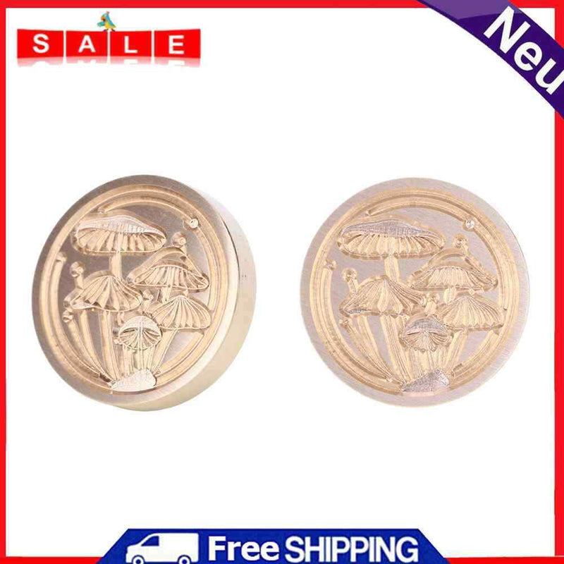 Mushroom Sealing Wax Stamp Head for Cards Envelopes Wedding Gift Scrapbooking