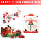 8pcs Santa Claus Cookie Bag Nougat Candy Paper Card Decoration Kids Gift,`