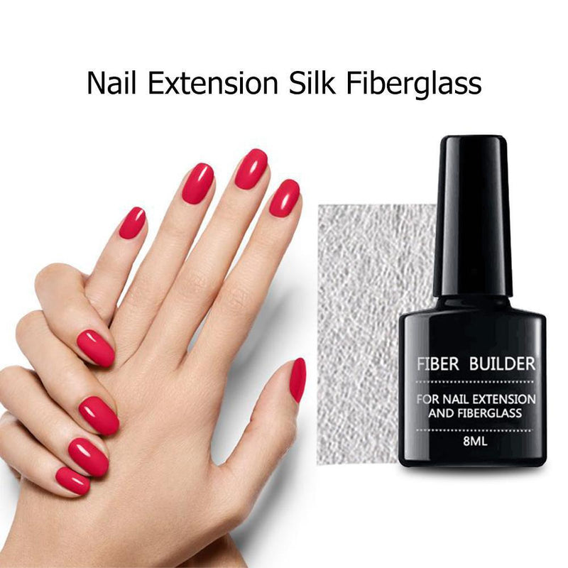 Quick Building Gel Polish Clear Nail Tips UV Builder Varnish Nail Art