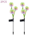 Solar Lights Outdoor Garden Lamp Decorative 2 Pack Solar Dandelion Garden