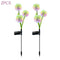 Solar Lights Outdoor Garden Lamp Decorative 2 Pack Solar Dandelion Garden