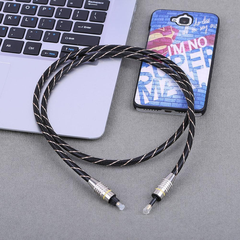 3.5mm Digital Optical Audio Cable Mini Toslink to Toslink Optic Cable(1.5m)