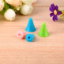 10pcs Rubber Cone Mold Knitting Needles Cap Point Protectors in 2 Sizes for Stric