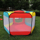 Indoor and Outdoor Playhouse Simple Folding Ball Pit Hideaway Game Tent-H