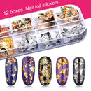 DIY Manicure Nail Art Tools Painting Drawing Dotting Foil Paper Sequins Line Kit