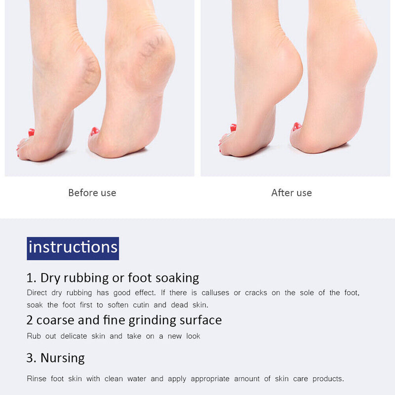 Foot Plate File Dead Skin Peeling Foot Pedicure Tools Pumice Stone Foot Care