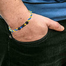 Support Ukraine Ukrainian Flag Adjustable Surfer Bracelet-2022 stop war
