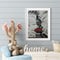 Frameless Oil Paint By Numbers DIY Train Picture Craft Kit for Home Living Room