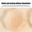 Invisible Bra Pad Push Up Paste Lace Silicone Chest Stickers (Champagne) Newly