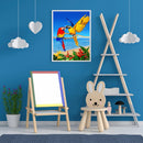 Beach Parrots DIY Diamond Painting Kits Full Square Drill Mosaic (20X30cm)