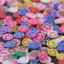 500pcs Smile Soft Clay Nail Art Stickers DIY Nails Decals Manicure Tools