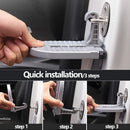 Multifunction Foldable Car Roof Rack Step Foot Pedal Ladder Car Door Latch Hook