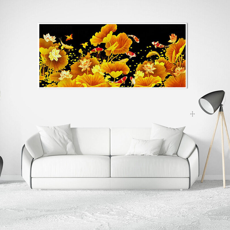 Nordic Modern Canvas Print Painting Royal Fish Living Bedroom Wall Art Picture