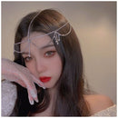 Jewelry Crystal Hair Chain Crystal Head Chain Rhinestone Water Drop Pattern