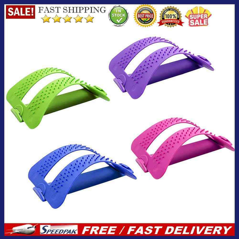 Stretch Equipment Back Massager Magic Stretcher Fitness Lumbar Support (W1)