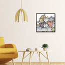 Full/Partial Cross Stitch Cat Kit Cotton 2 Strands Stamped Artwork Home Decor