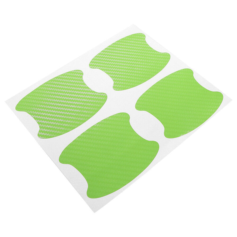 Carbon Fiber Car Outdoor Door Handle Cup Protector Stickers Universal Set of 4