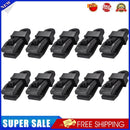 10pcs Outdoor Large Canopy Wind Rope Clamps Windproof Tent Clips (Black)