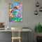 5D Rhinestone DIY Special Shaped Kit Colorful Flowers Diamond Painting