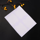 4pcs Carbon Fiber Car Exterior Door Handle Cup Protector Stickers (White) Newly