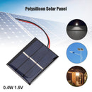 0.4W 1.5V Solar Panel with Wire Mini Solar System DIY for Battery Cell Char