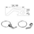 EDC Mini Stainless Steel Bottle Opener Keychain Camping Equipment Device Newly