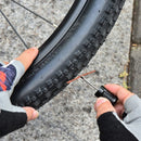 6pcs Bike Tubeless Wheel Repair Tools Bicycle Tire Drill + Rubber Strips Newly