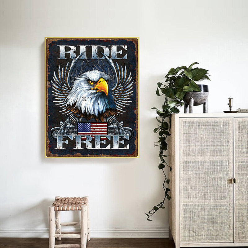 Retro Animal Poster Oil Paint By Numbers Kits Canvas DIY Home Decoration Gift