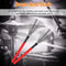 #A 2pcs Drum Sticks Wood Handle Cleaner Drum Brushes Percussion Drum Accessories