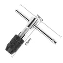 Drill Bit Tap Drill Wrench Screw Thread Taps T-Wrench Reamer Hand Tap Set