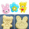 Mini Sandwich Cutters Shapes For Kids Plastic Bento Cutters Mold Sandwich Q1O6