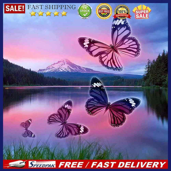5D DIY Animal Diamond Painting Full Round Drill Rhinestone Art Crafts Home De