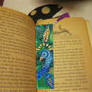 DIY Peafowl Special Shaped Diamond Painting Leather Tassel Bookmark Crafts Newly