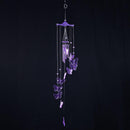 Butterfly Bell Wind Chimes Creative Home Yard Garden Hanging Decor(Purple) Newly