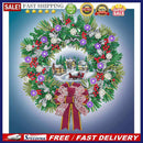 5D Diamond Painted Christmas wreath Partial Special Rhinestone Set