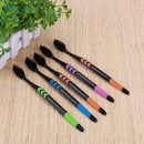 demiawaking 5pcs bamboo toothbrushes soft kids eco-friendly toothbrush
