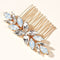 Wedding Hair Ornaments Leaf Rhinestone Hair Comb Bridal Hair Clips Flower