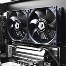 ID-COOLING NO-8025-SD 80mm Quiet 3 Pin Desktop PC Case Small Cooling Fan Newly
