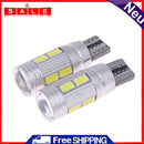 2Pcs T10 Car Bulb 5630 10 SMD W5W Car LED Lamp 12V Cars Parking Rear Leuc
