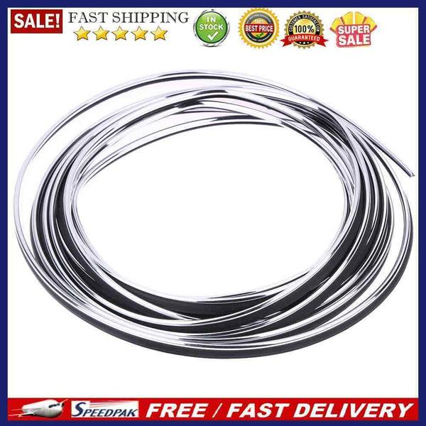 5M DIY Car Interior Exterio Retrofit Decorative Flexible Strip (Silvery)