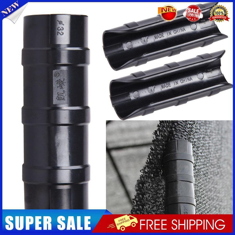10 Pcs Greenhouse Frame Pipe Tube and Film Clip Clamp Connector Kit 32mm