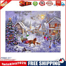 Christmas Snow Carriage  5D Diamond DIY Painting Craft Kit Home Decor